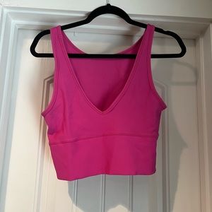 lululemon sonic pink power pivot tank